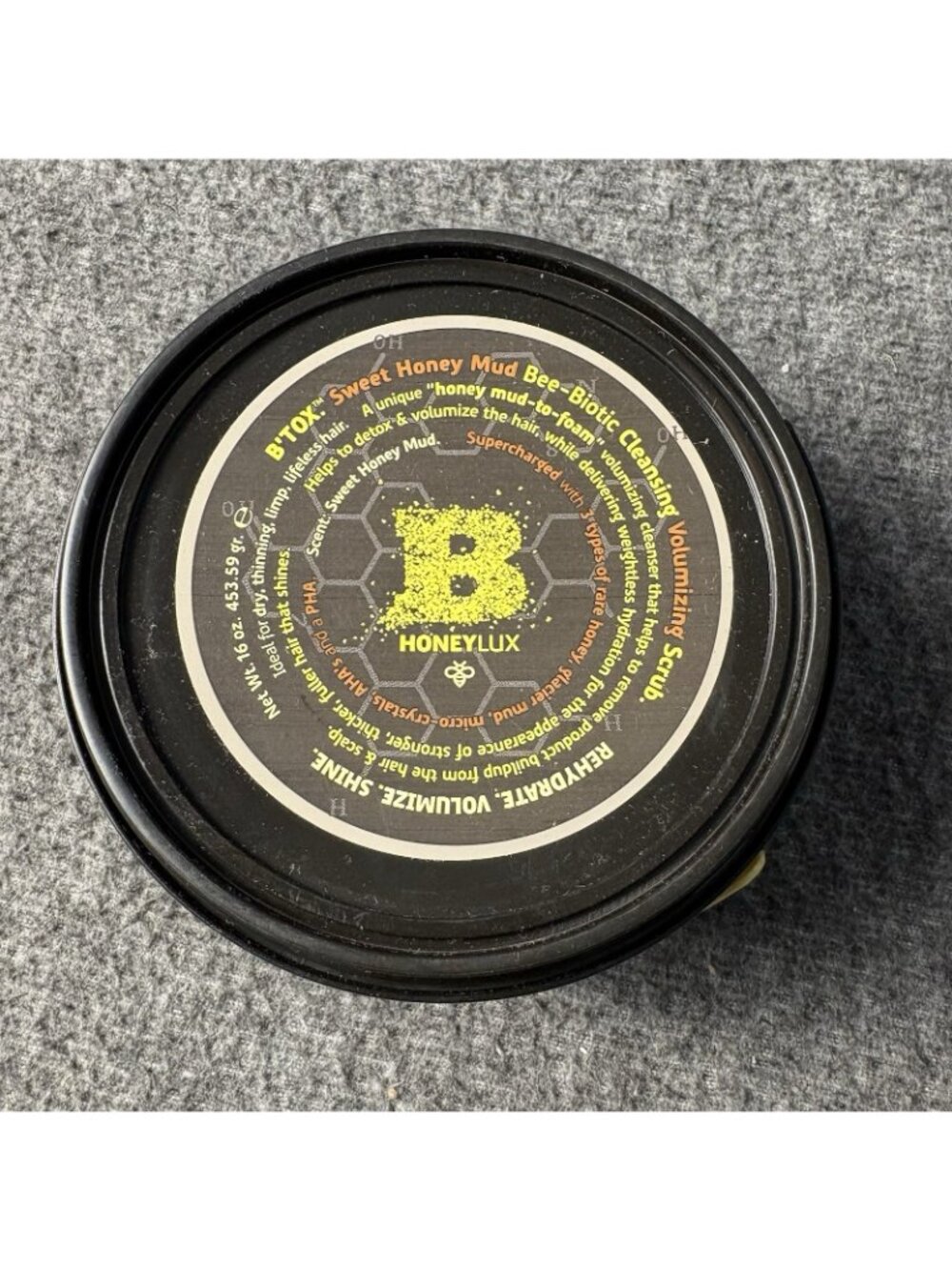Tweak'd B.Tox Sweet Honey Mud Bee-Biotic Cleansing Volumizing Scrub 16 oz Sealed - Picture 2 of 4
